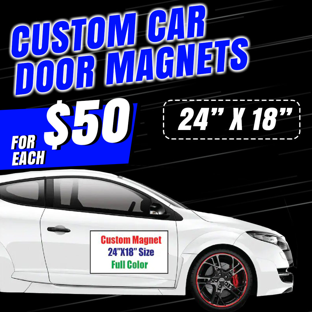 Custom Car Door Magnet