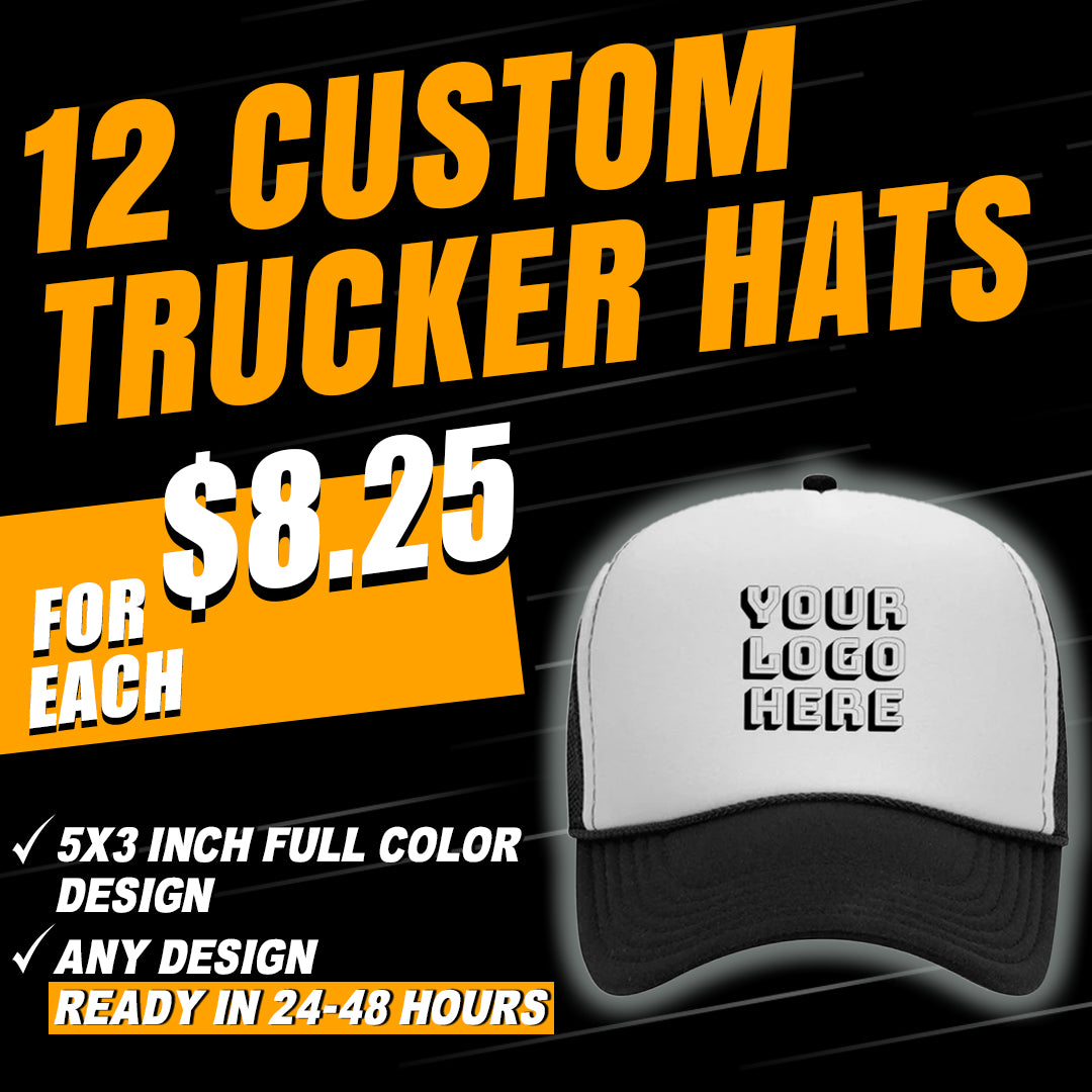 12 Custom Trucker Hat