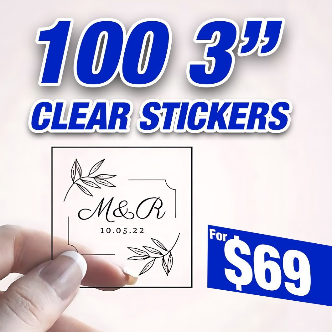 Custom Clear Stickers